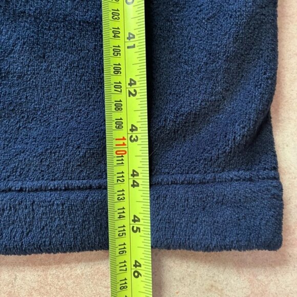 Tommy Hilfiger Navy Plush Super Soft Men's Belted Robe Size L/XL Unisex - Picture 9 of 9